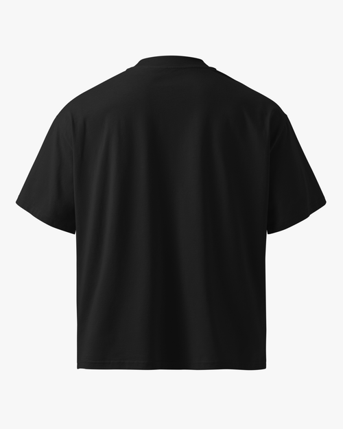 Black Solid Basic Tee – Unisex Short Sleeve